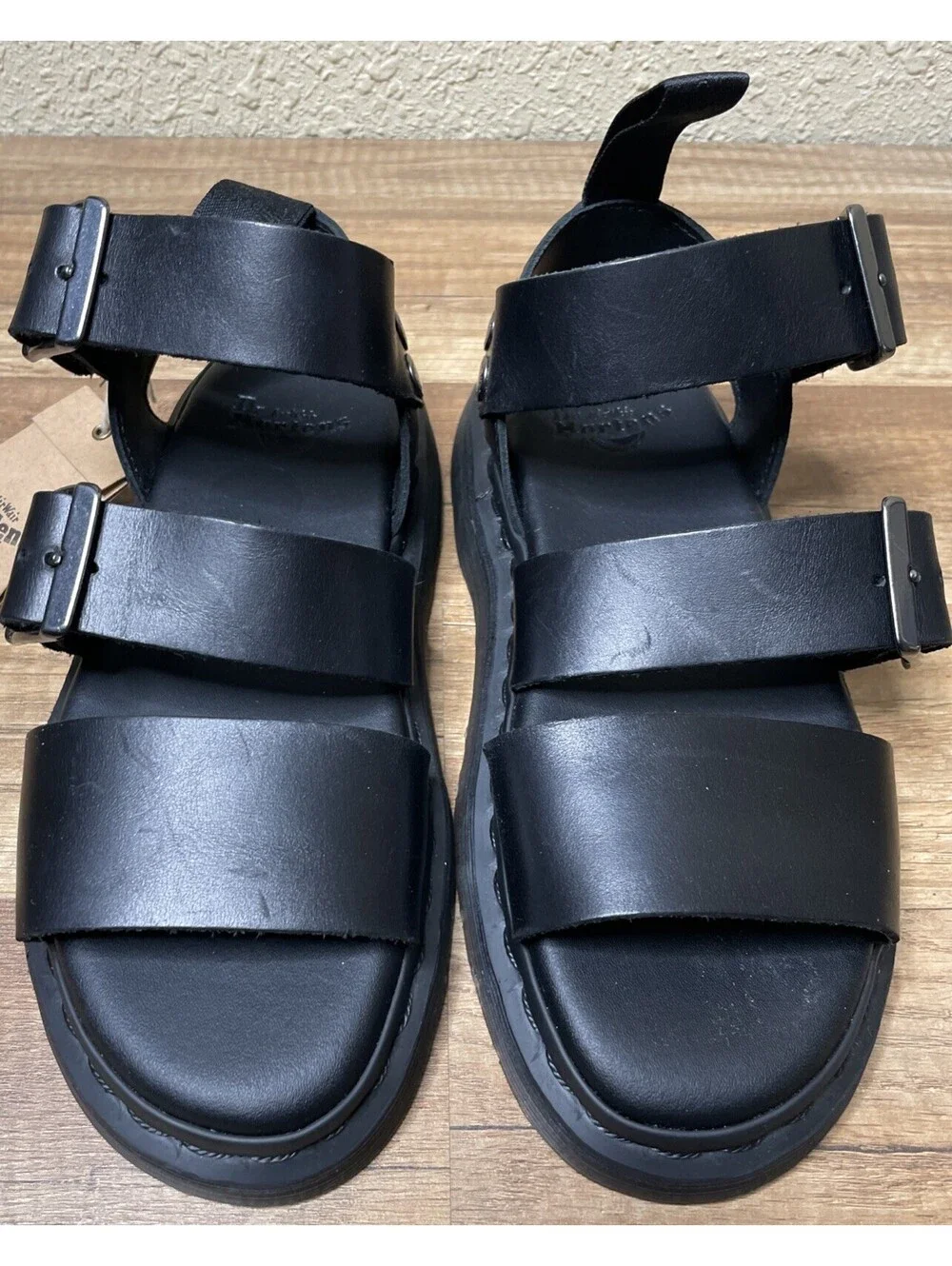 Dr. Martens Gryphon Brando Gladiator Sandals in Black EU 36 Women's Size 5